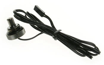 Bitspower Verschlussstopfen mit Temperatur Sensor G1/4 Zoll IG - 90 cm schwarz glänzend
