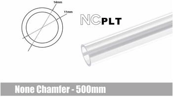 Bitspower None Chamfer PETG Link Tube 14/11mm 50cm - transparent