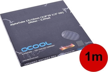 Alphacool Schlauch AlphaTube HF 13/10 (3/8"ID) - UV Schwarz schwarz