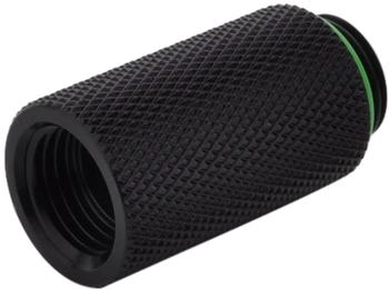 Bitspower Adapter G1/4 Zoll AG auf G1/4 Zoll IG - 30mm schwarz matt