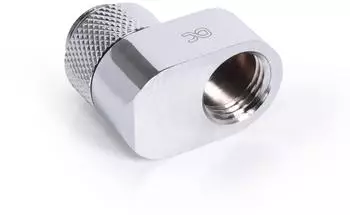Alphacool Eiszapfen 16mm Versatzst&uuml;ck drehbar G1/4 AG auf G1/4 IG - chrom