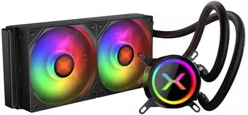 Krux HydroX 240 AIO CPU-Wasserkühlung 240mm 2x120mm ARGB-Lüfter (KRXE001)