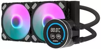 darkFlash DN-D240 CPU-Wasserk&uuml;hler 240mm, schwarz (DN-D240)