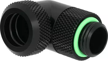 Barrow Multi-Link Adapter 90° G1/4 auf 12mm AD Hardtube, drehbar, schwarz (TWT90KND-K12)