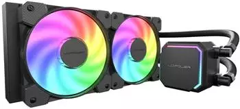LC Power JetFlow ARGB CPU-Wasserk&uuml;hlung 240mm, schwarz (LC-CC-240-B-ARGB)
