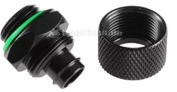 Bitspower Anschluss 1/4 Zoll auf 11/8mm Wasserk&uuml;hlung, schwarz (BP-MBWP-C11J)