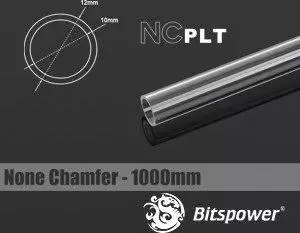 Bitspower Keine Fase PETG Link Tube 12/10mm, 100cm, transparent (BP-NCPLT12-L1000)