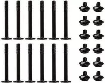Alphacool Radiatorschrauben-Set M3x30mm / M3x5mm, schwarz, 24-teilig (24848)