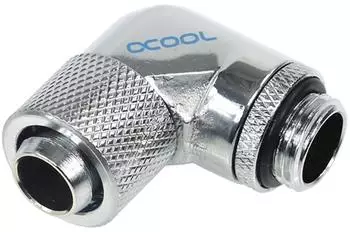 Alphacool HF 13/10 Anschraubt&uuml;lle 90&deg; drehbar G1/4, chrom (17074)