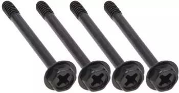 Phobya Schraube UNC 6-32 x 35 Kreuz, black nickel, 4er-Pack (94579)