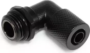 Alphacool ES 8/5mm 90&deg; Anschraubt&uuml;lle, schwarz (17644)