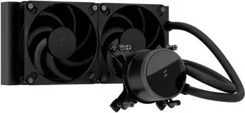 Fractal Design Radius 240 CPU-Wasserkühler 240mm, 2 Lüfter, schwarz (FD-W-RA1-2401)
