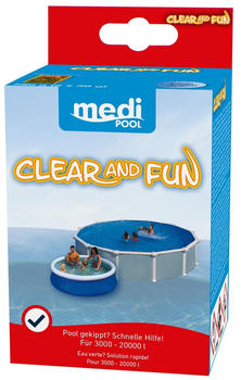 mediPOOL Chlor Plus Mini Clear and Fun 250 g mit speziellem Trübungsentferner