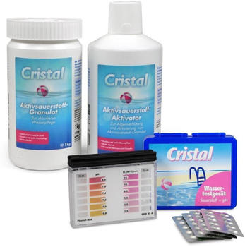 Cristal SET Aktivsauerstoff Granulat Aktivator + Tester