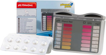 planet pool Testbesteck pH/Chlor + Tabletten 20 St&uuml;ck