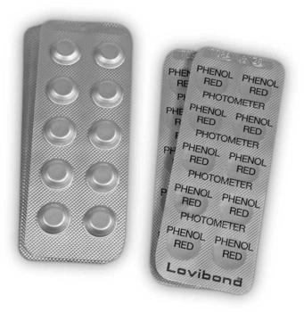 Lovibond Phenol Red Photometer 50 Tabletten (5 Streifen)
