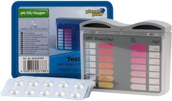 planet pool Testbesteck pH/Sauerstoff + Tabletten 20 Stück