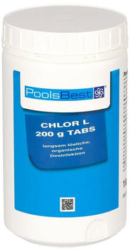 PoolsBest Chlor L 200g Tabletten 92% Aktivchlor langsamlöslich 1 kg
