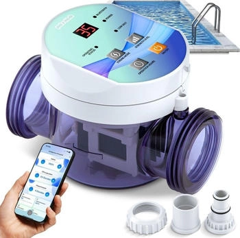 Poolomio Salzelektrolyse Salz Chlorinator 2,5 g/h bis 10 m&sup3;