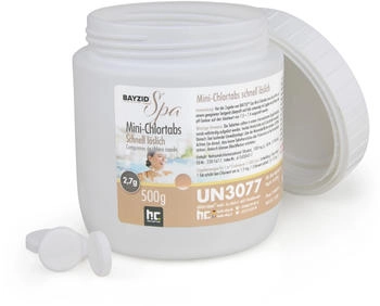 BAYZID Spa Mini Chlortabs 2,7g Schnell Löslich 500g