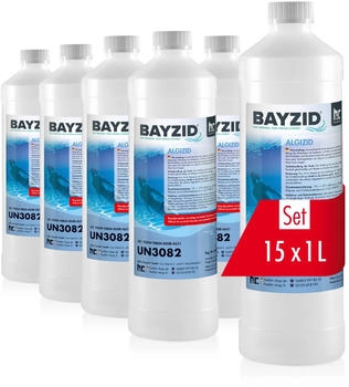 BAYZID Algizid Algenverhütung für Pools 15 x 1l