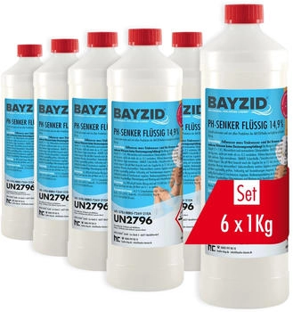 BAYZID pH Minus Flüssig 14,9% 6 x 1kg