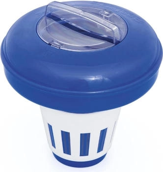 Bestway Flowclear Dosierschwimmer Blau Weiß Ø16,5 cm