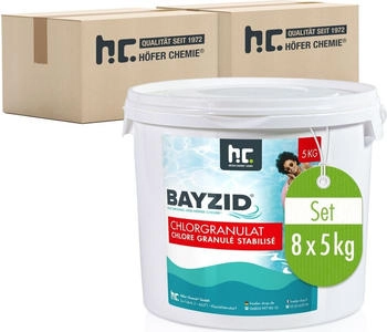 Höfer Chemie 8x5 kg BAYZID Chlorgranulat