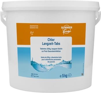 Summer Fun Chlor-Langzeit-Tabletten 200 g, 5 kg weiß (43649360)