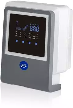 Gre 3 in 1 Salzelektrolyseanlage f&uuml;r Pools bis zu 40 m&sup3; Grau