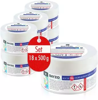 BAYZID Multiblock 5in1 f&uuml;r Pools 18x500g