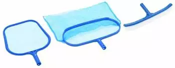 vidaXL Pool Reinigungsset 3-tlg. Kescher & B&uuml;rste (91740)