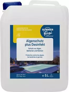Summer Fun PRO Algenschutz Plus Desinfekt Algenstopp & Zusatzdesinfektion 5l