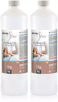 BAYZID Spa Chlor Fl&uuml;ssig f&uuml;r Whirlpools & Planschbecken 2x1kg