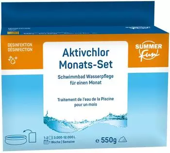 Summer Fun Desinfektion Monats-Set Chlor