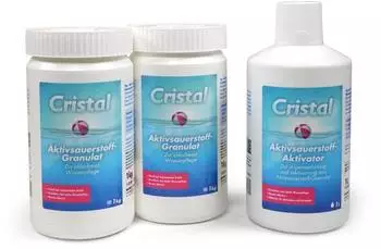Cristal Set Aktivsauerstoff Granulat und Aktivator