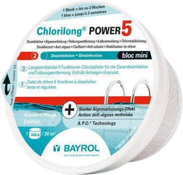 Bayrol Chlorilong Power 5 Bloc Mini 0,34 kg