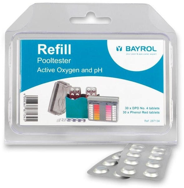 Bayrol Nachfüllpack für Pooltester Sauerstoff/pH 30 Tabletten (287134)