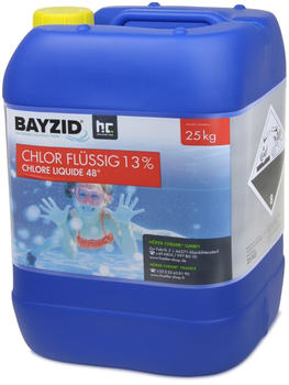 H&ouml;fer Chemie BAYZID Chlor 13% fl&uuml;ssig f&uuml;r Pools 6 x 25 kg