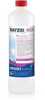 Höfer Chemie BAYZID Poolclear - Trübungsbeseitigung für Pool-Filter mit Kartuschen & Filterballs 1 x 1 L