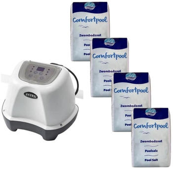 Intex Salzwassersystem 26664GS & Poolsalz 80 kg
