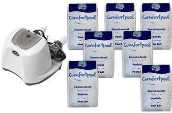 Intex Salzwassersystem 26670GS & Poolsalz 140 kg