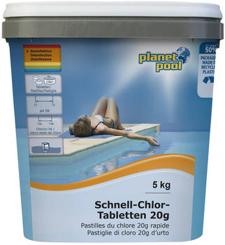 planet pool Schnell-Chlor-Tabletten 20 g 5 kg