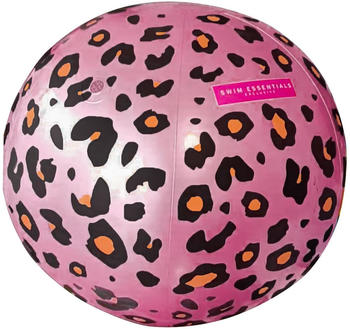 Swim Essentials Strandball Leopard pink ⌀51cm
