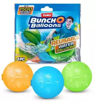 ZURU Bunch O Balloons Wiederverwendbare Wasserballons 3er Pack