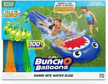 ZURU BOB Wasserrutsche Hai mit 100+ Wasserballons