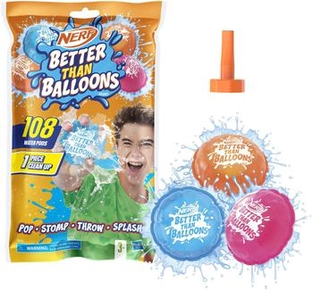 Nerf Better Than Balloons Wasserspielzeug, 108 Wasserkapseln (F87425L4)