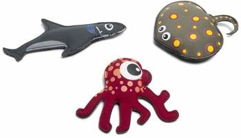 BS Toys Tauchtiere Hai, Ray und Tintenfisch - Wasserspielzeug aus Neopren (GA388)
