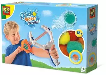 SES Creative Splash Wasserballschleuder, 12 Wasserbomben, wiederverwendbar (02315)