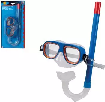 Happy People Kinder-Tauchset mit Tauchermaske und Schnorchel (77280)